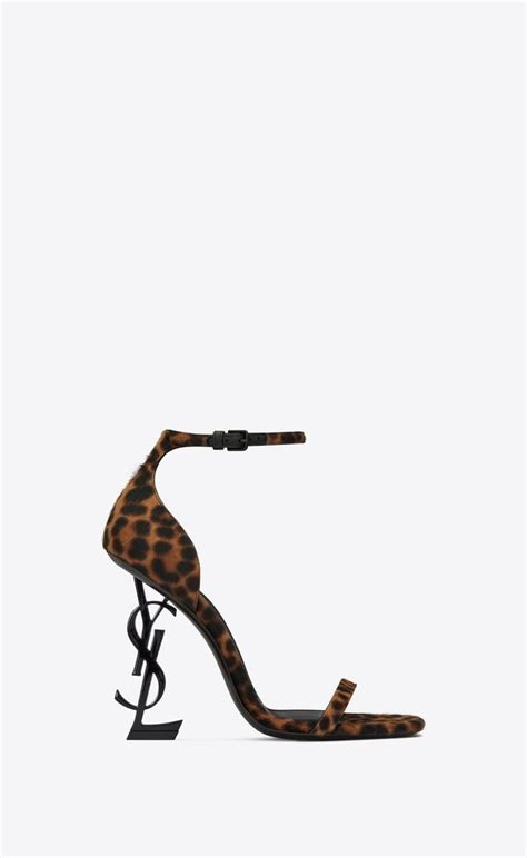 leopard ysl heels|Saint Laurent Official Online Store .